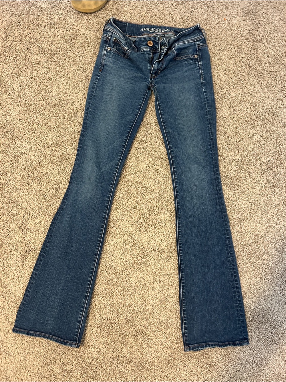 American Eagle Outfitters Women's Dark Wash Flare Jeans
